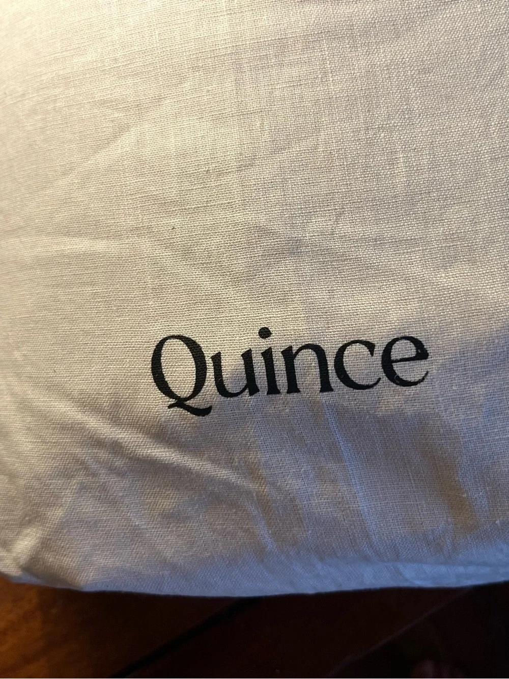 QUINCE EUROPEAN LINEN DOUBLE FLANGE KING DUVET COVER SET SAND MSRP $295